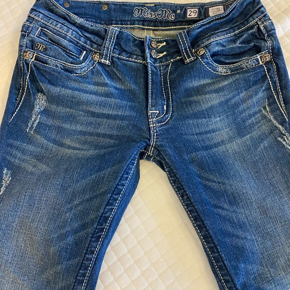 Miss me boot cut jeans.